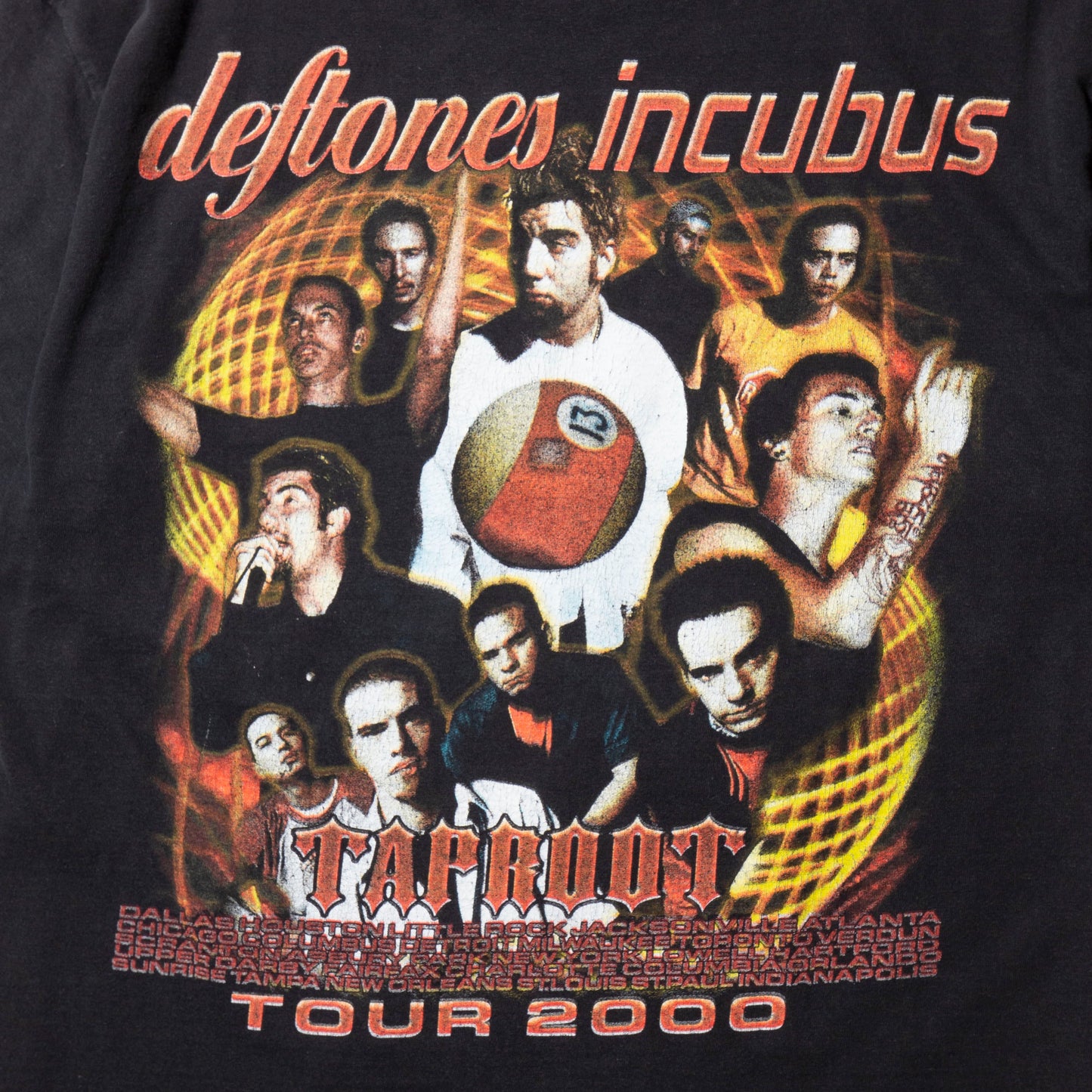 vintage just2000's Deftones and Incubus tour t-shirt