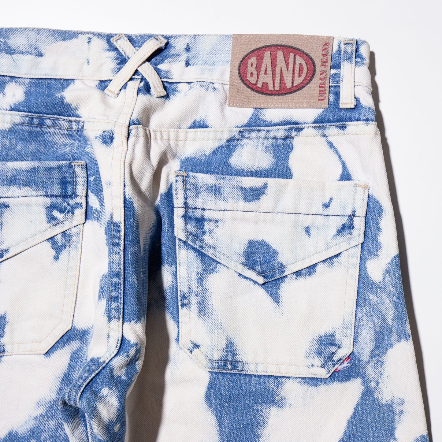 vintage breached flare jeans