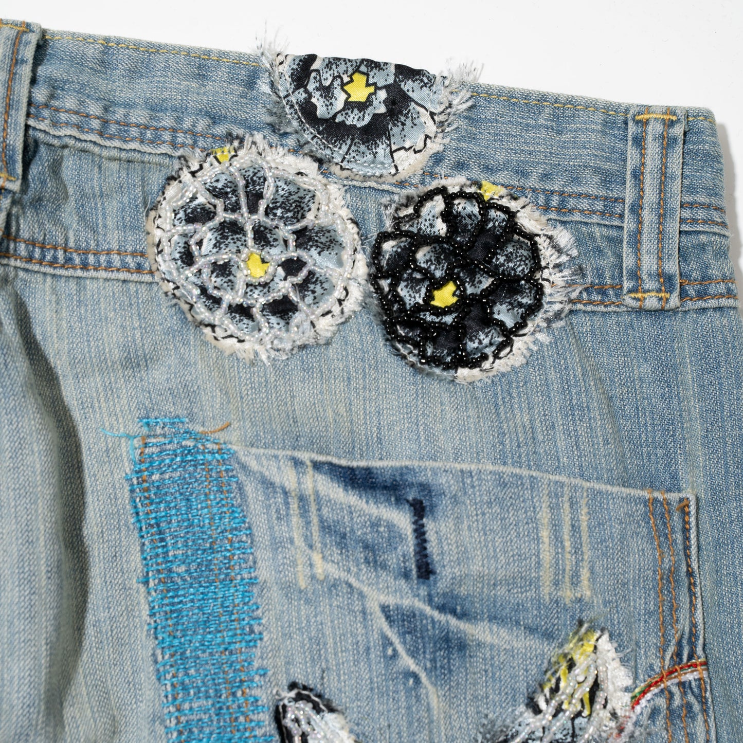 vintage euro custom flare jeans