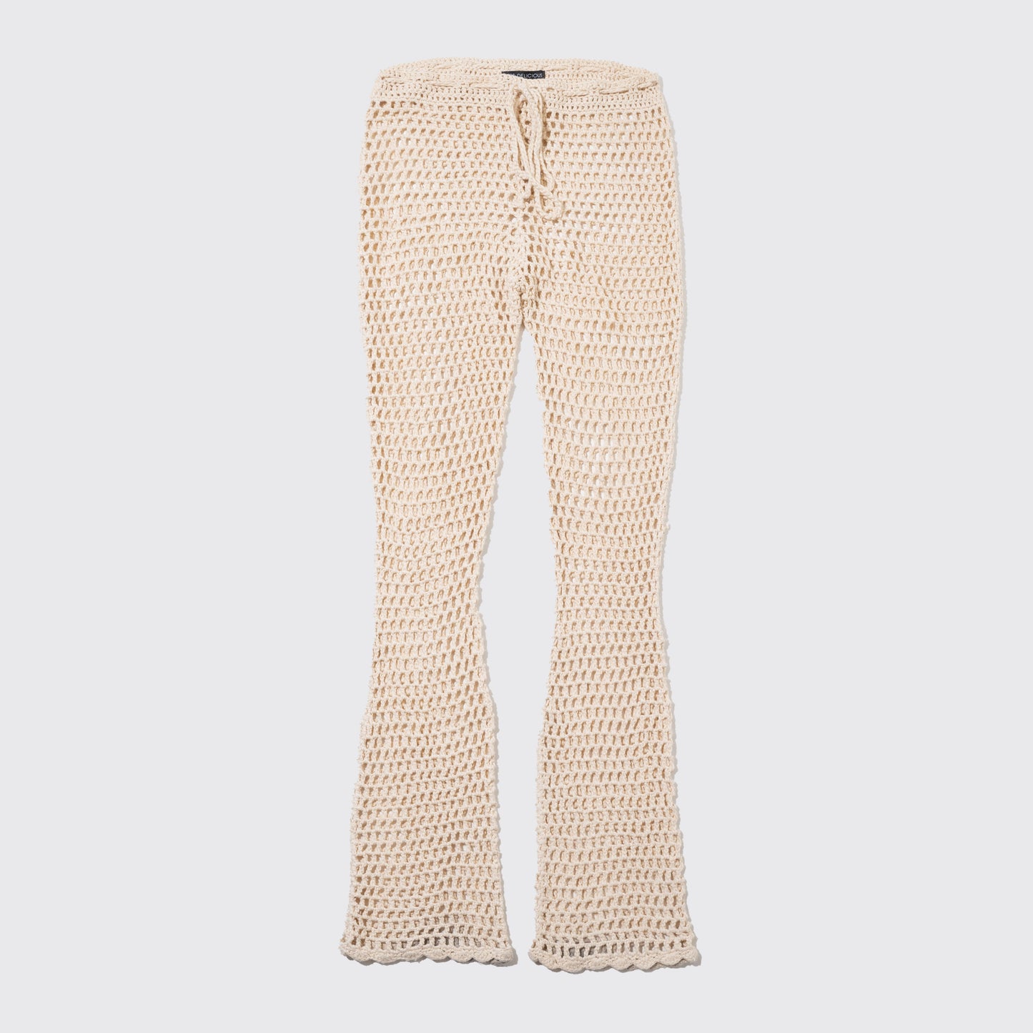 vintage fish net knit pants