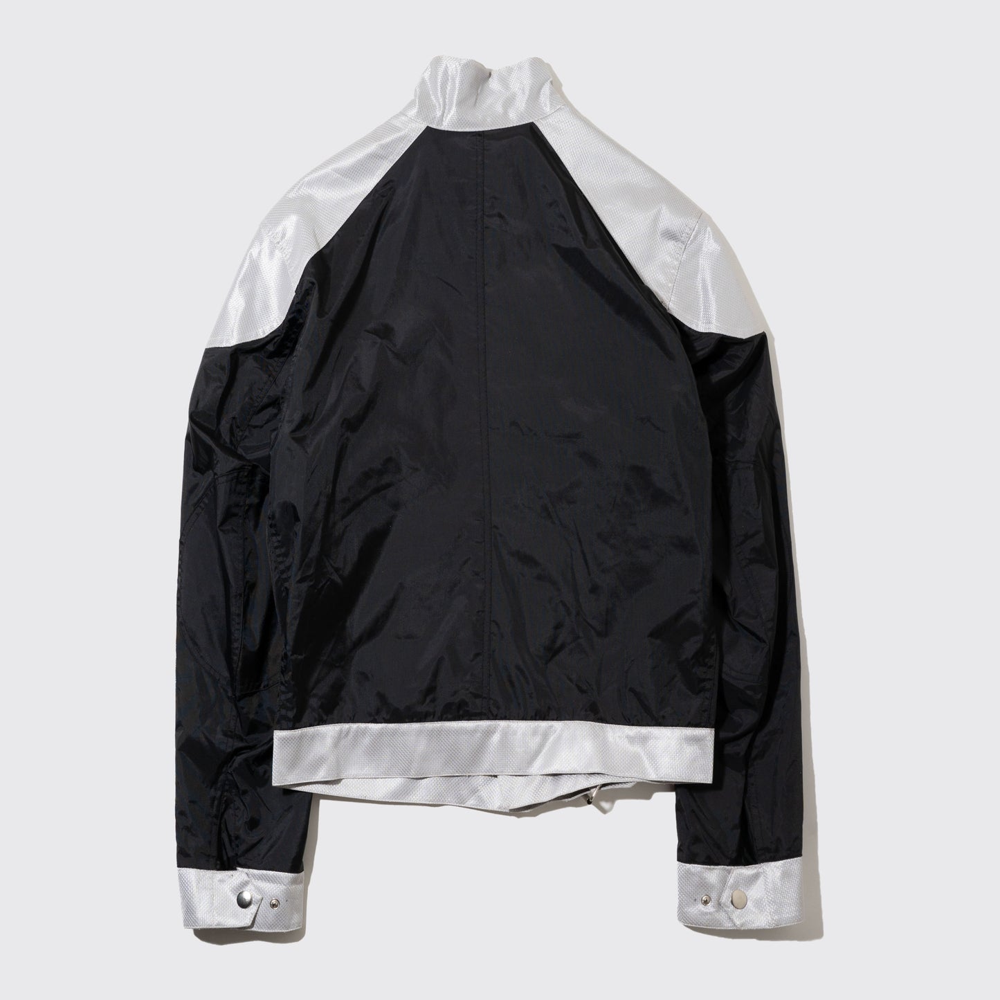 vintage metallic combi racing jacket