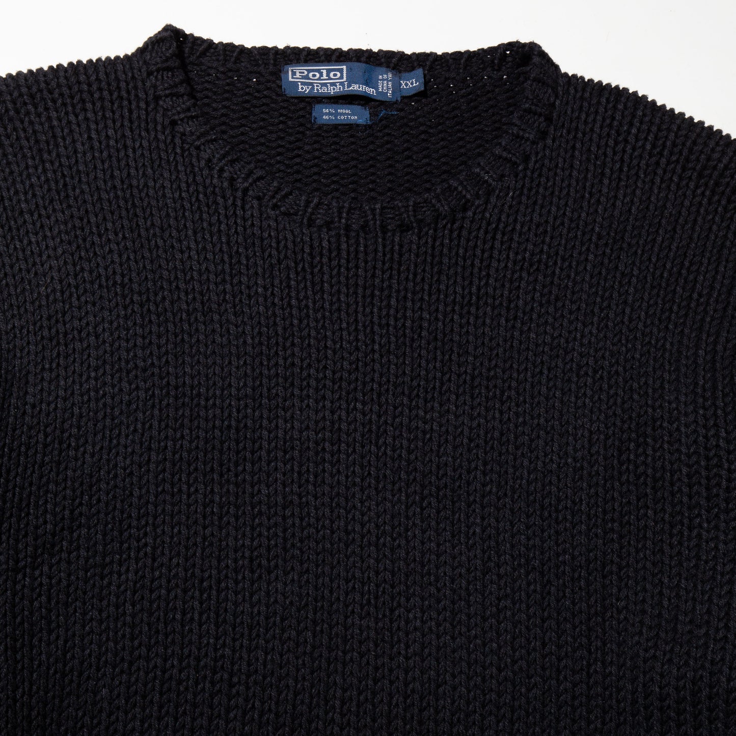 vintage polo ralph lauren elbow patch loose sweater