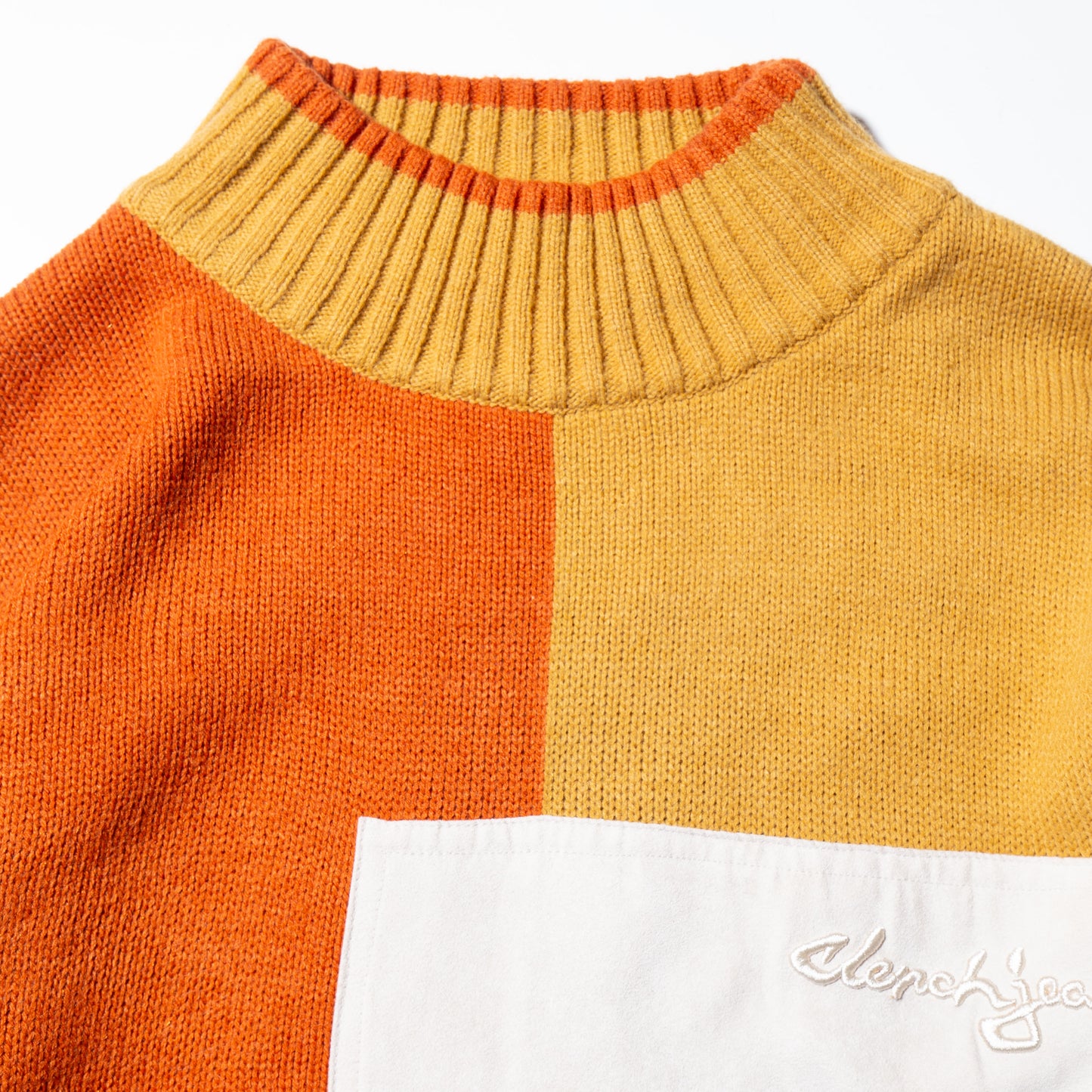 vintage paneled loose sweater