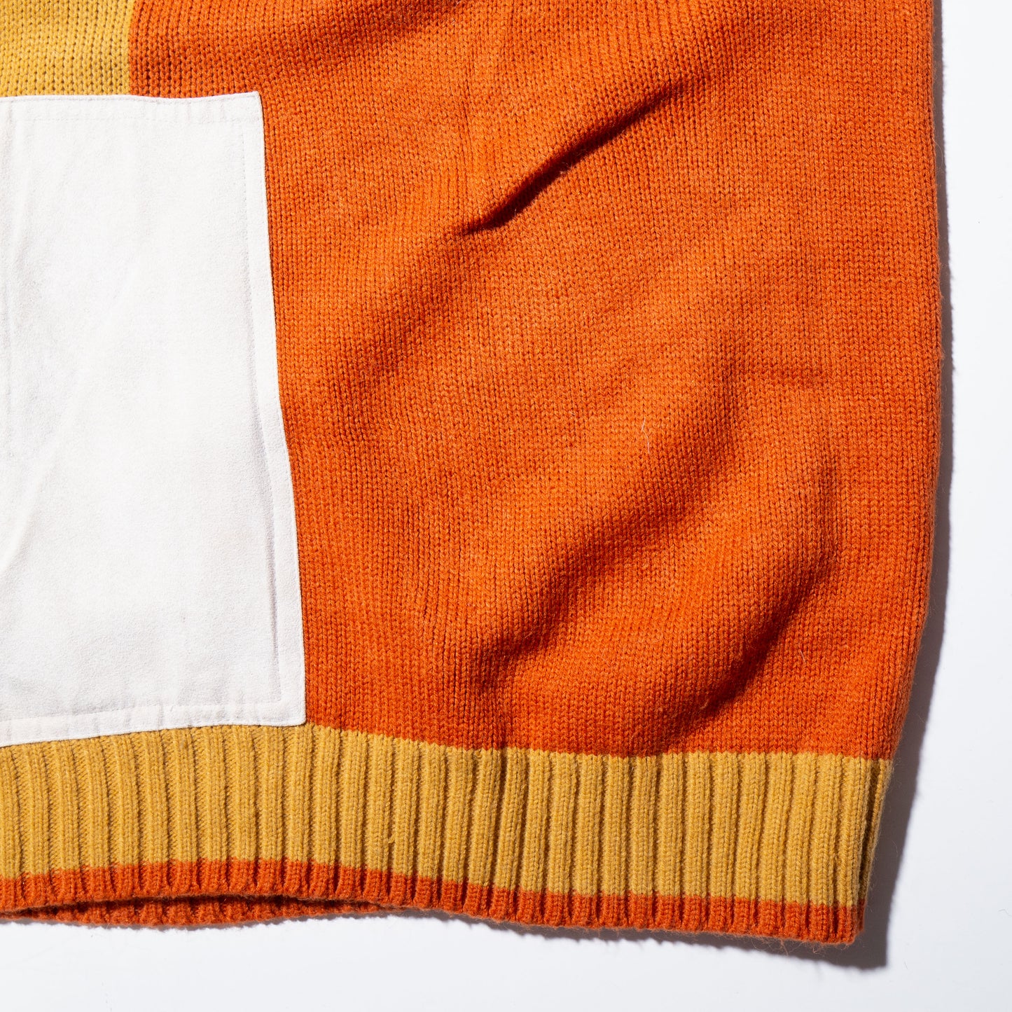 vintage paneled loose sweater
