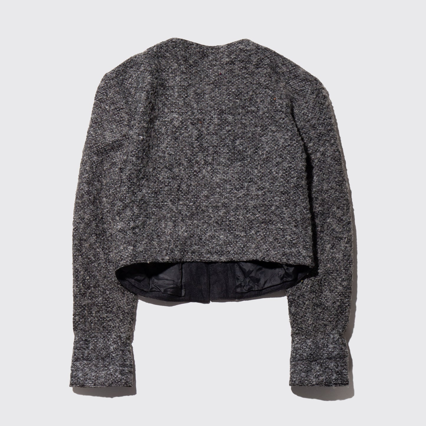 vintage medal short tweed jacket