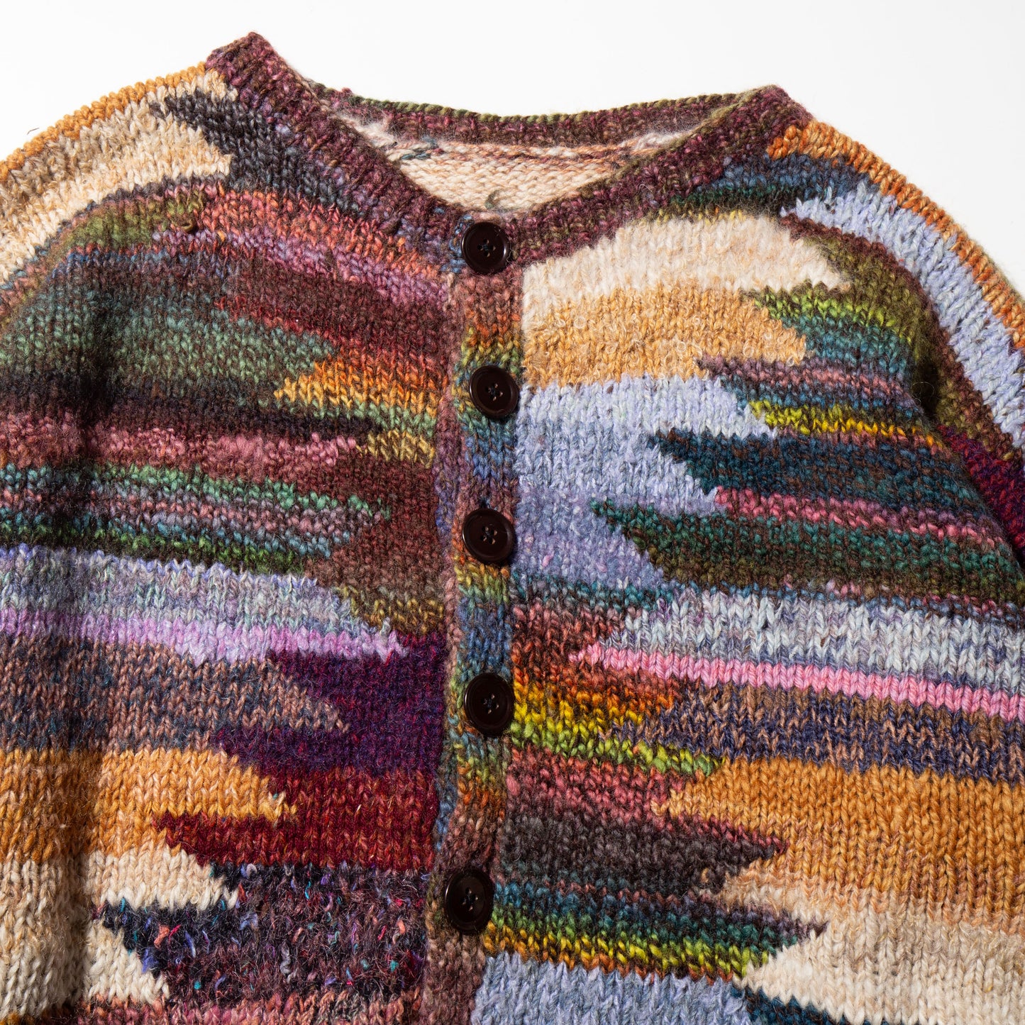 vintage folklore hand knit jacket