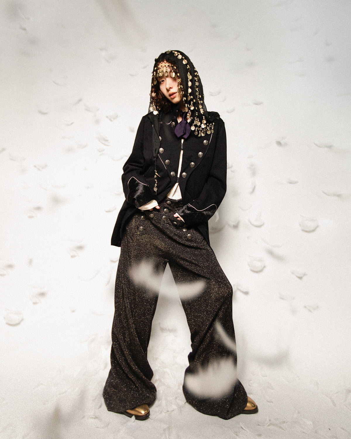 Go Go Darlin' - "TWIST SAILOR SWEAT PANTS"