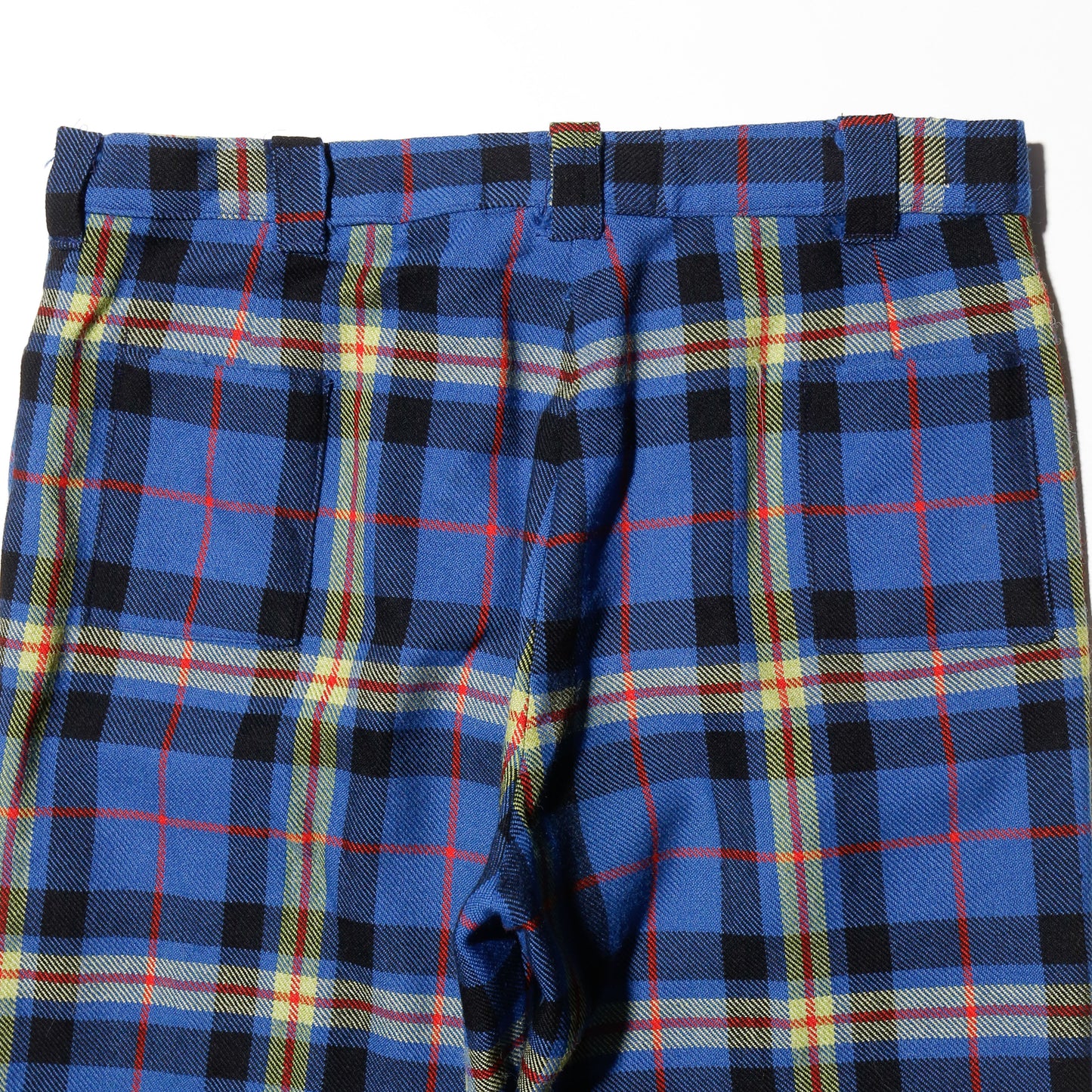 vintage 70's Florence Rohrs tartan check flare order set up