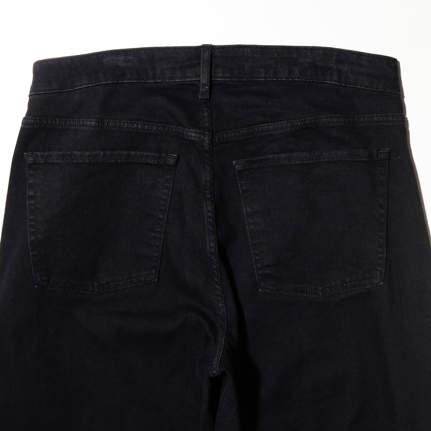 vintage tucked wide leg jeans
