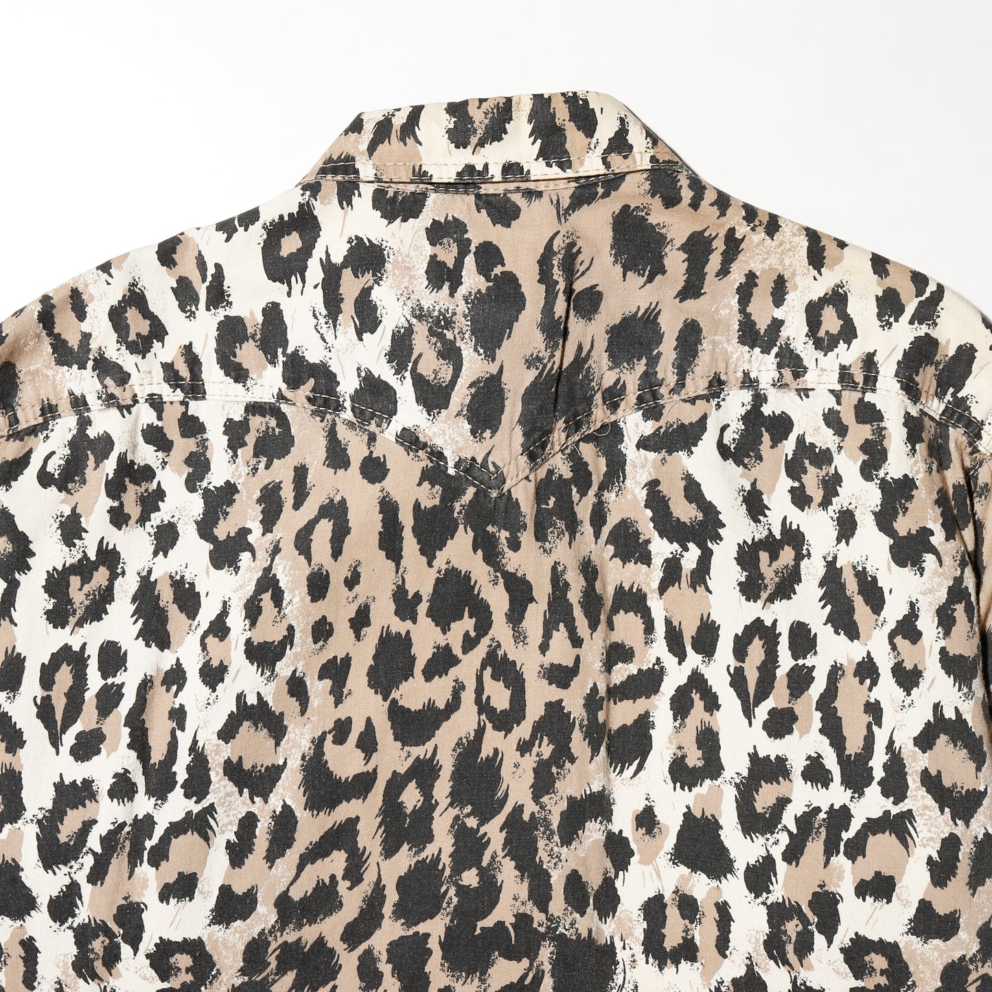 *one-off hybrid leopard shirt