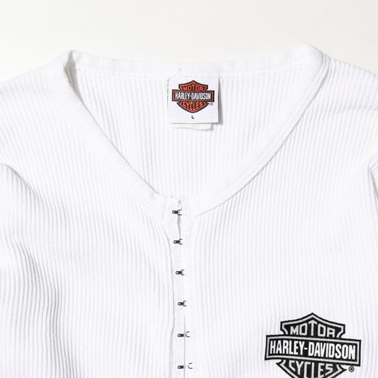vintage harley-davidson hooked thermal l/s