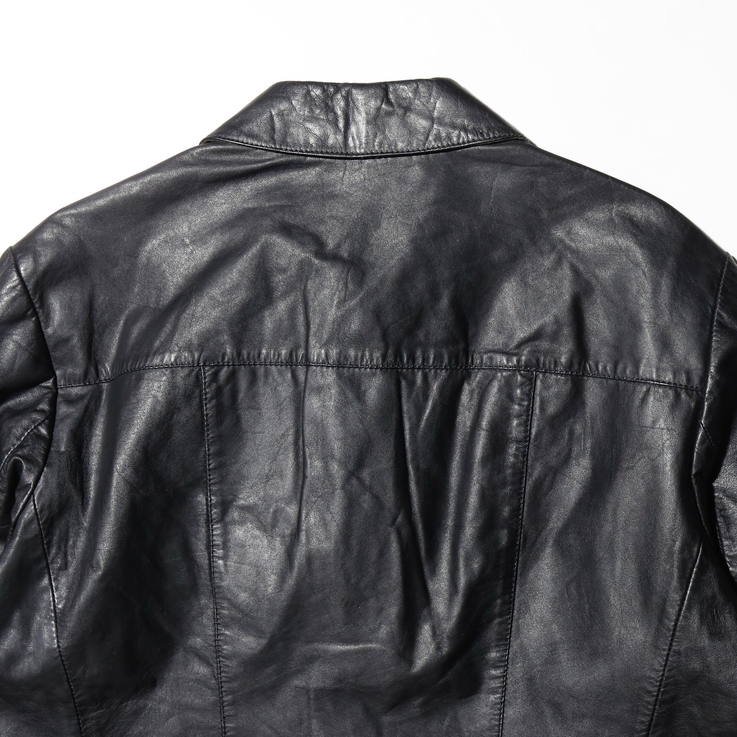 vintage 70's studs leather trucker jacket
