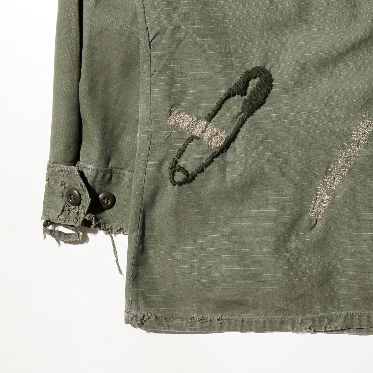 *one-off 60-70’s craft tropical jacket
