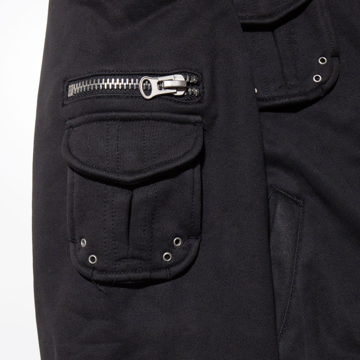 vintage cropped utility hoodie