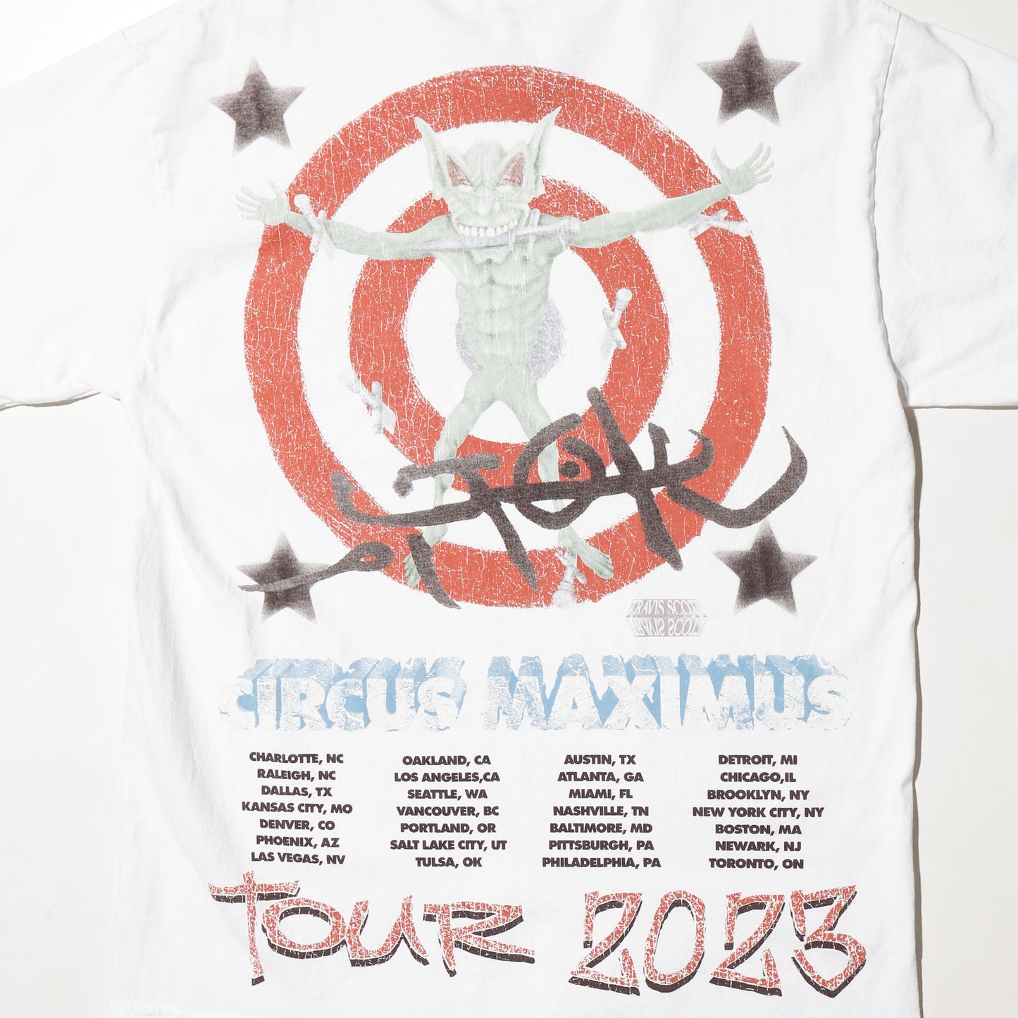Travis Scott Utopia Circus Maximus 2023 tour III t-shirt
