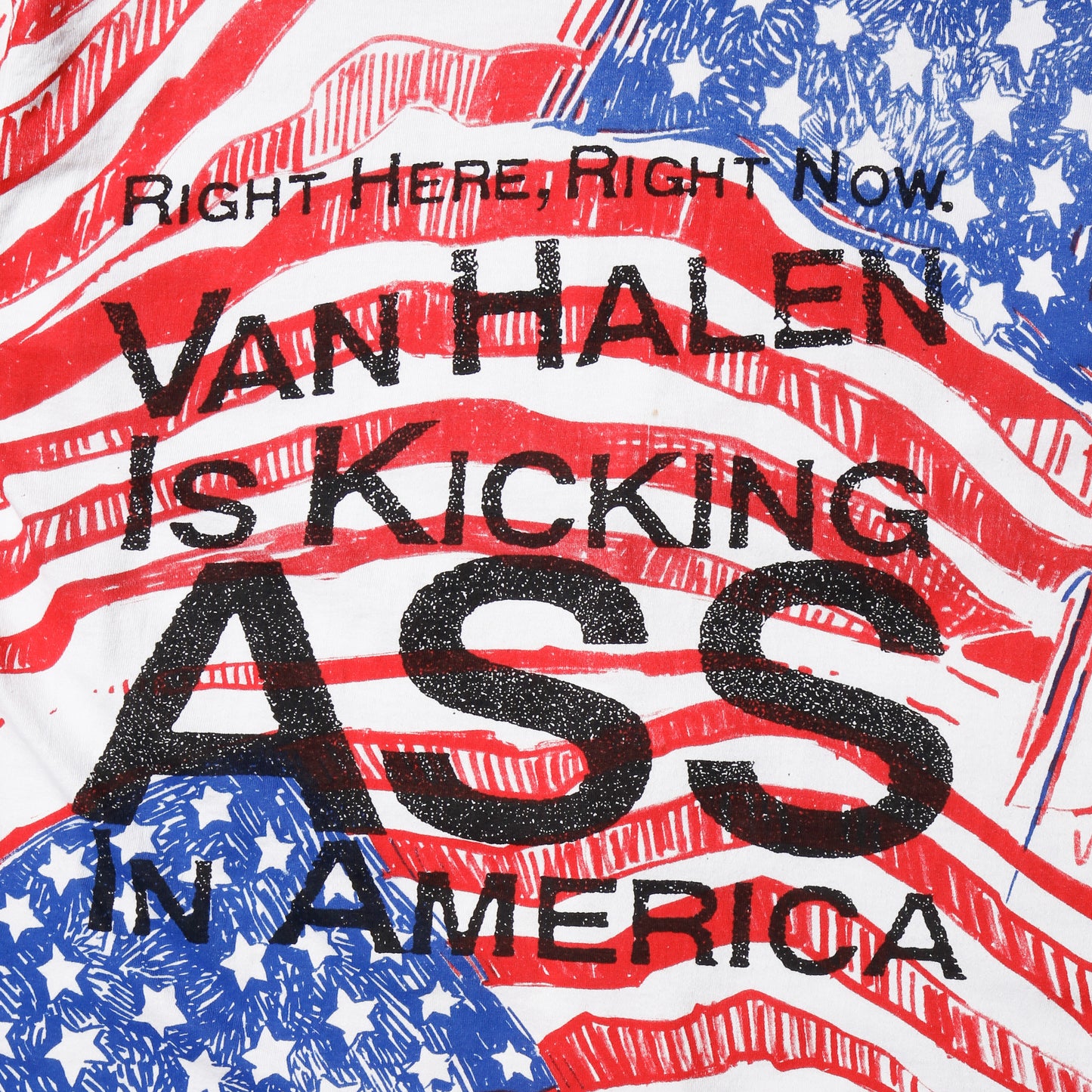 vintage 90’s Van Halen “van halen is kicking ass in america” t-shirt