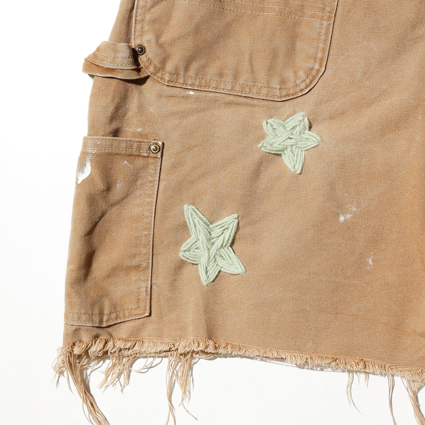 *one-off craft double knee shorts, *cut off