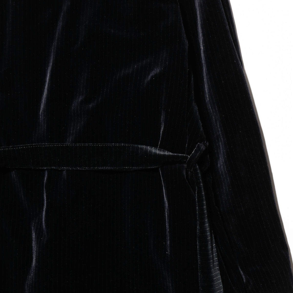 vintage euro stripe velvet double breasted coat