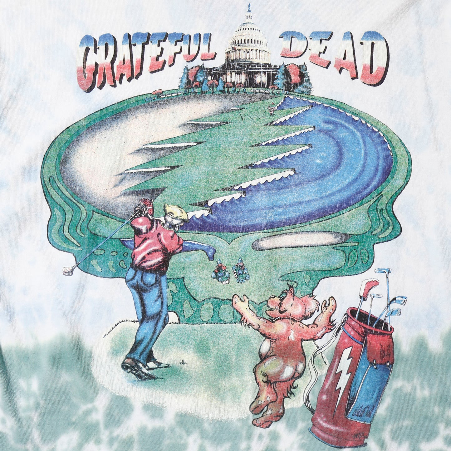 vintage 1994's Grateful Dead golf t-shirt