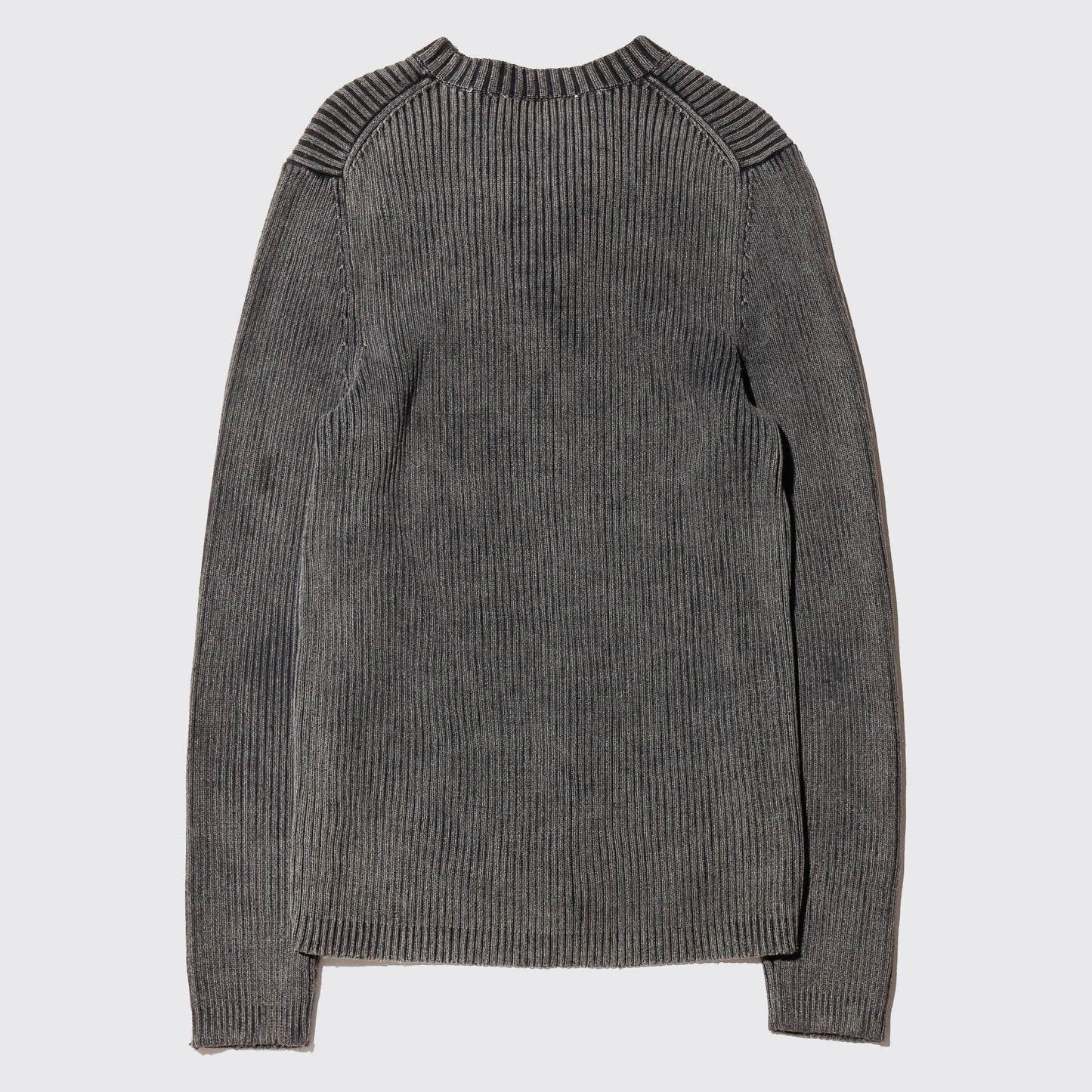 vintage lace up ribbed sweater