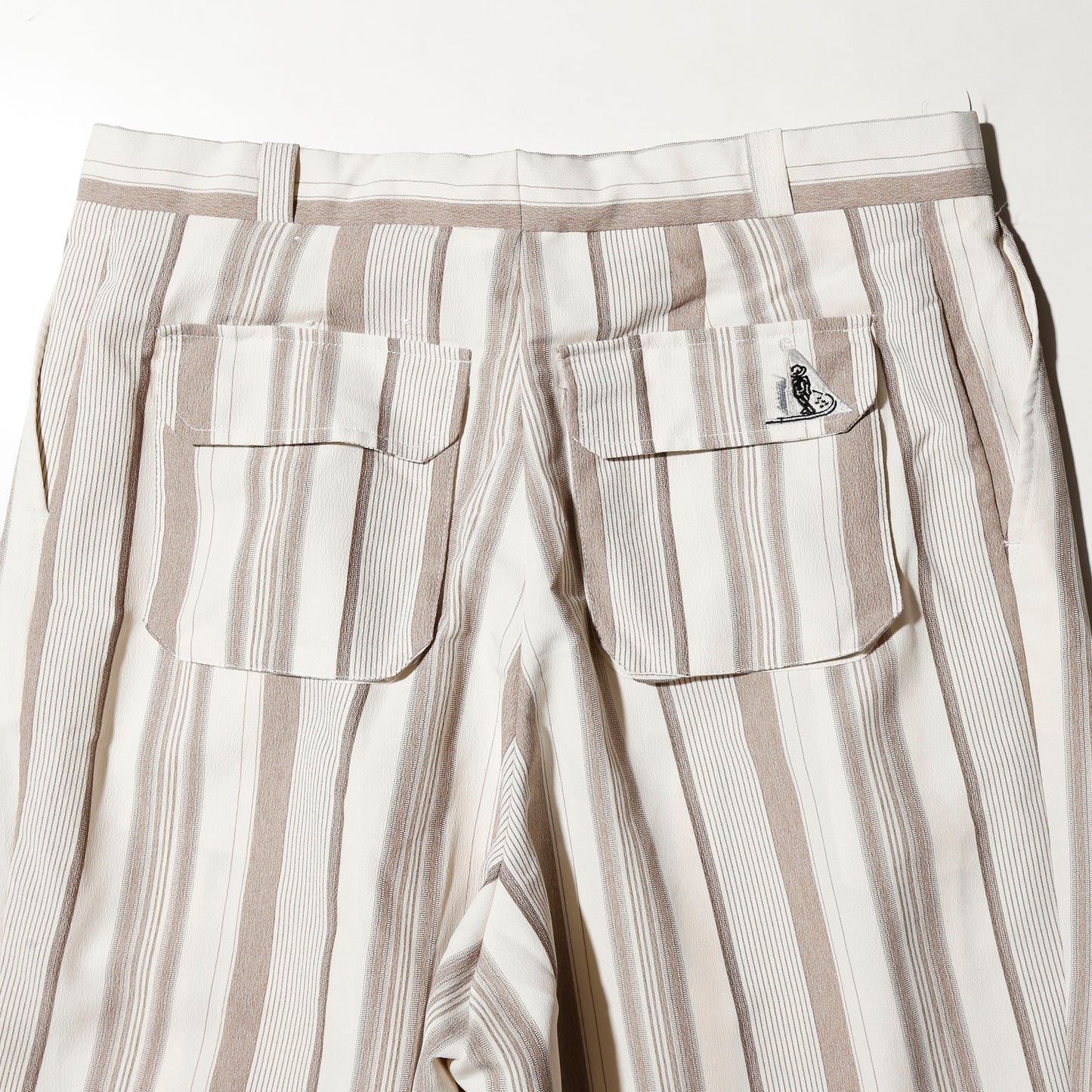 vintage stripe wide slacks, *resized