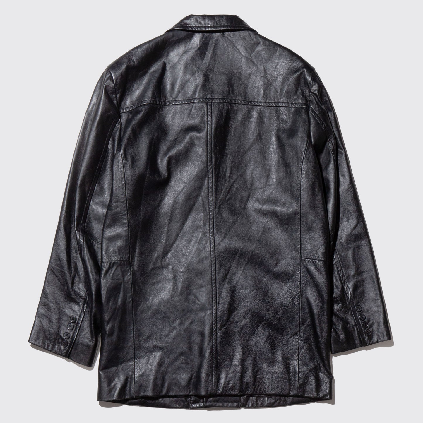 vintage 4b leather coat