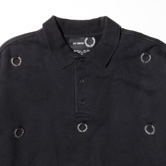 Fred Perry x Raf Simons metal laurel polo sweat