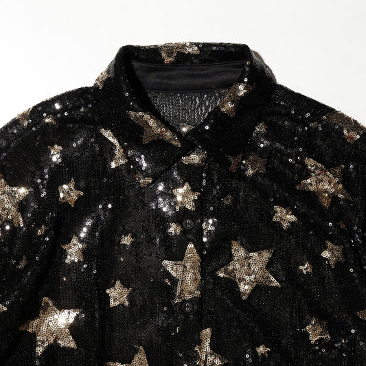 vintage sequin star shirt