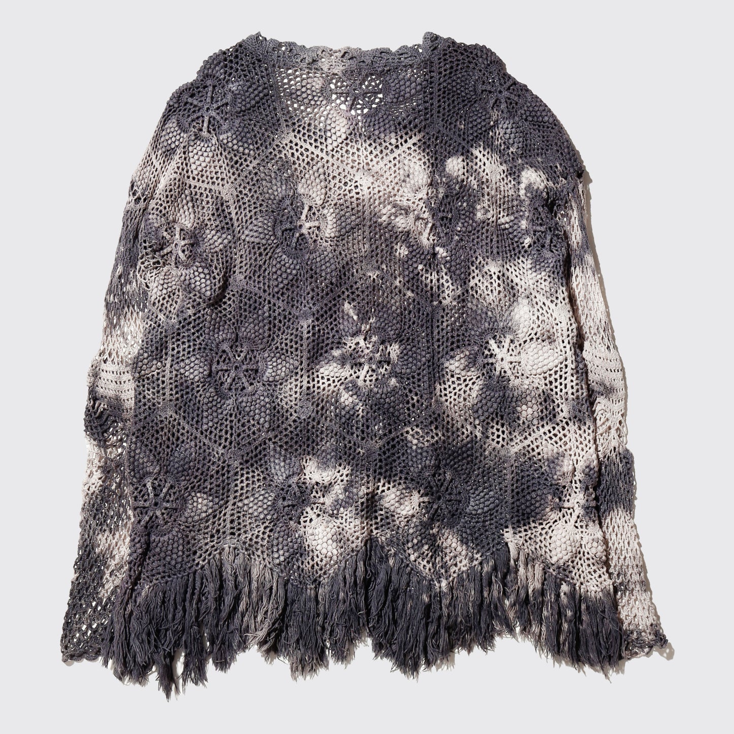*one-off acid dye vintage lace up pullover