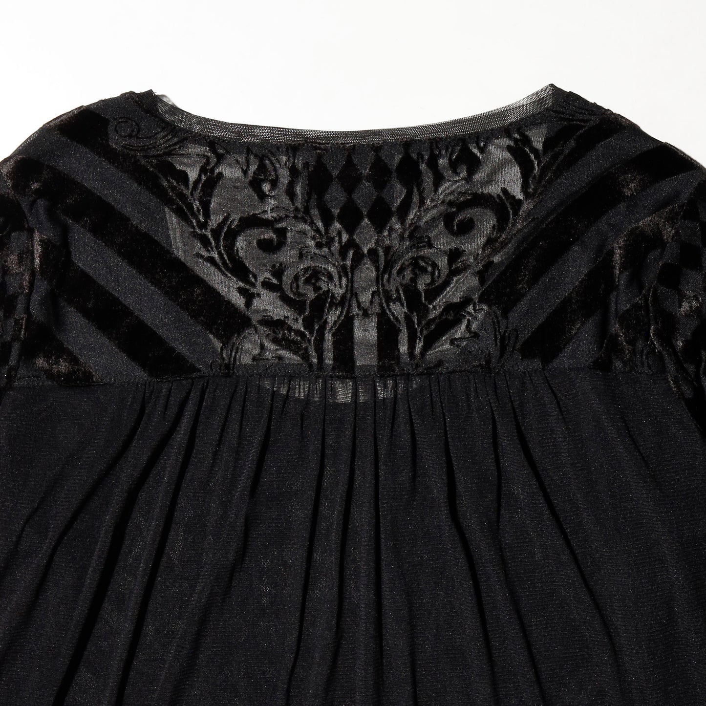 vintage baroque sheer cut sew