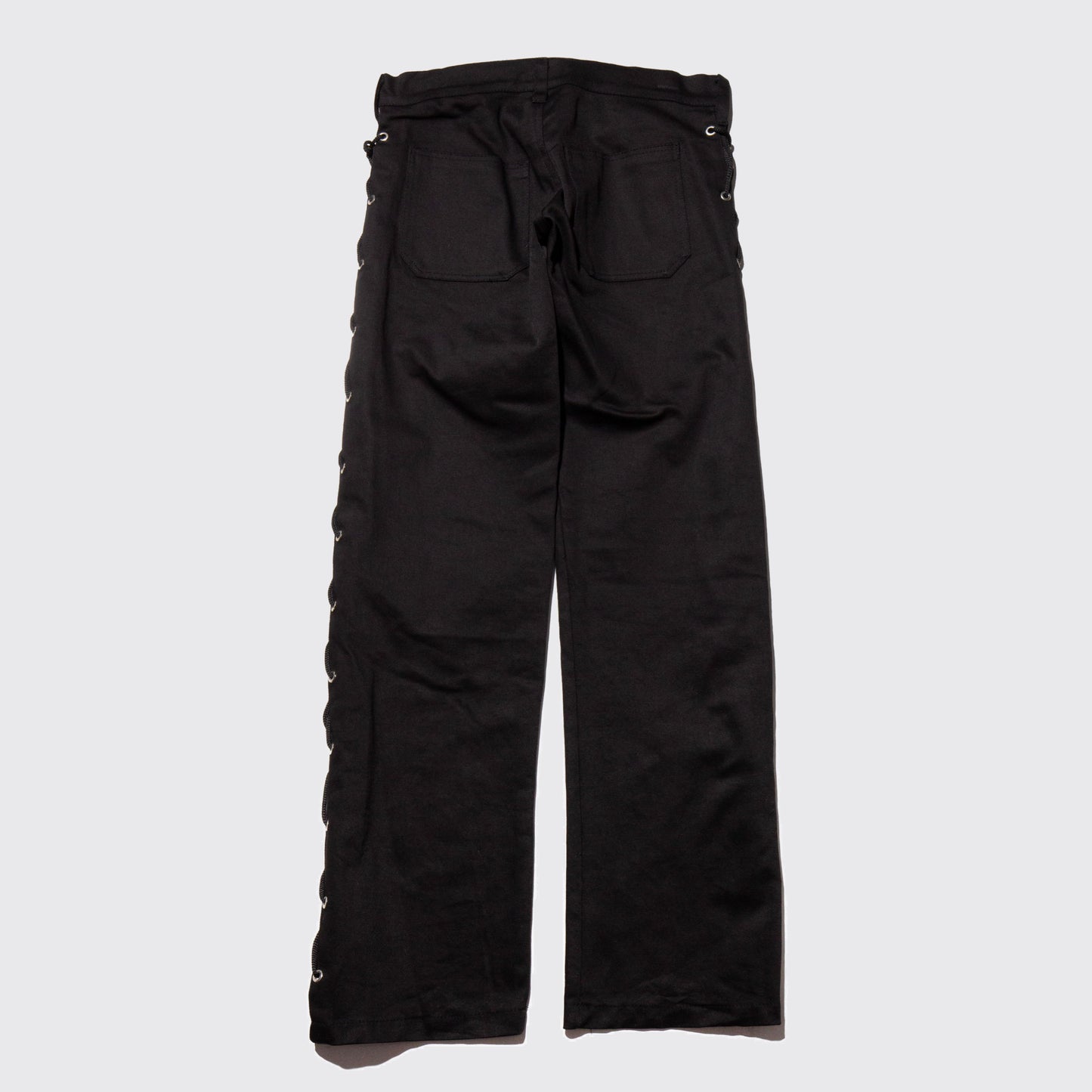 vintage lace up trousers