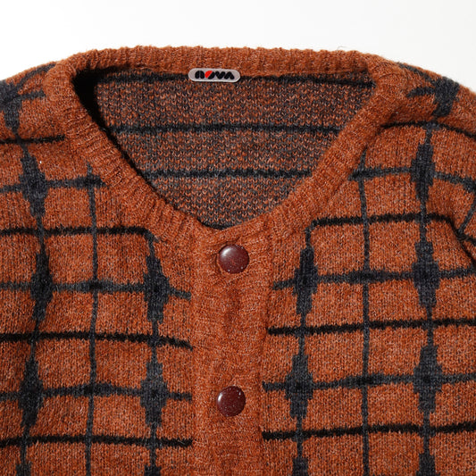 vintage euro lattice cardigan