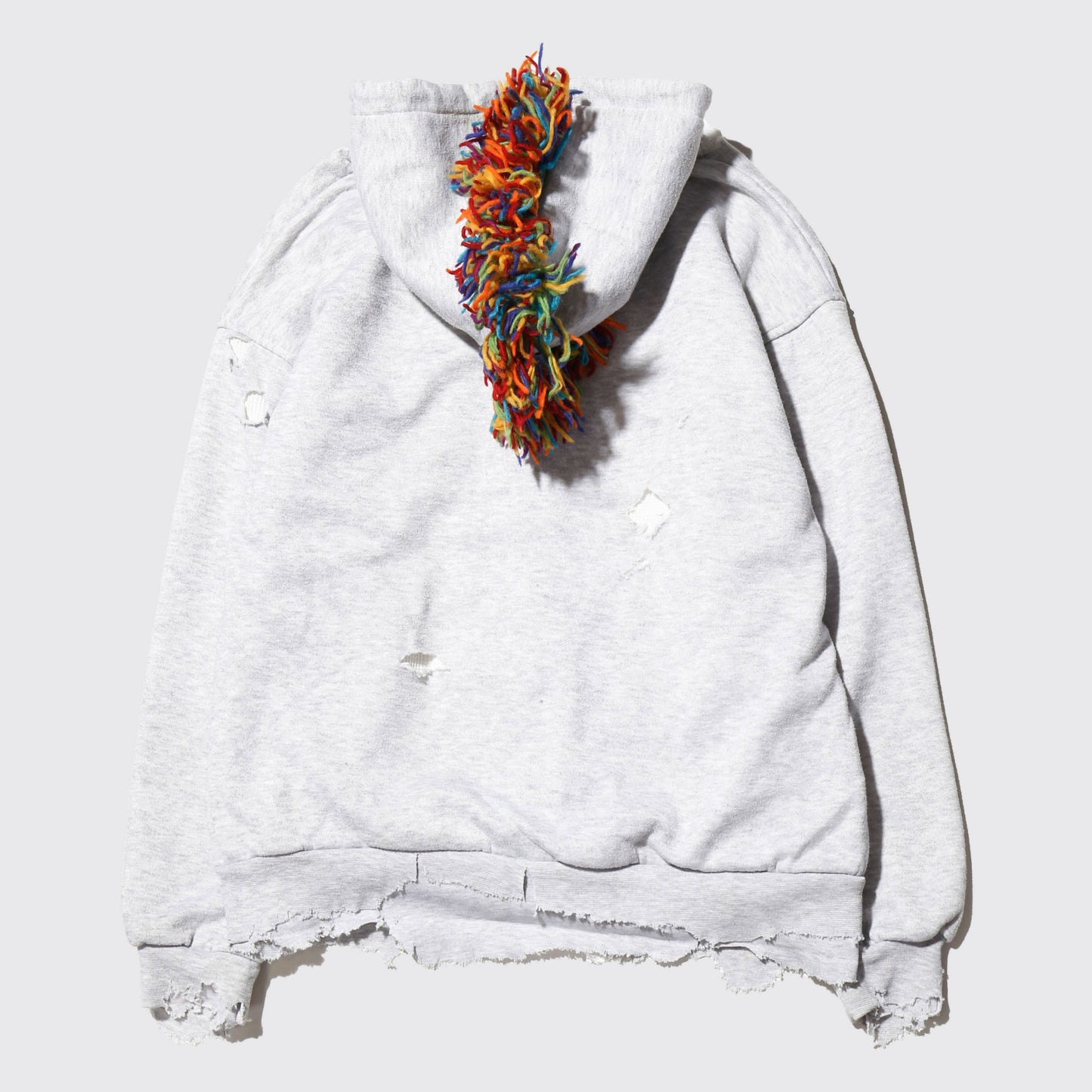*one-off broken mohawk hoodie, with thermal liner