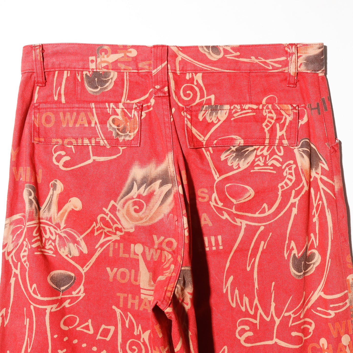vintage ficce jeans chiki chiki ken ken wide jeans