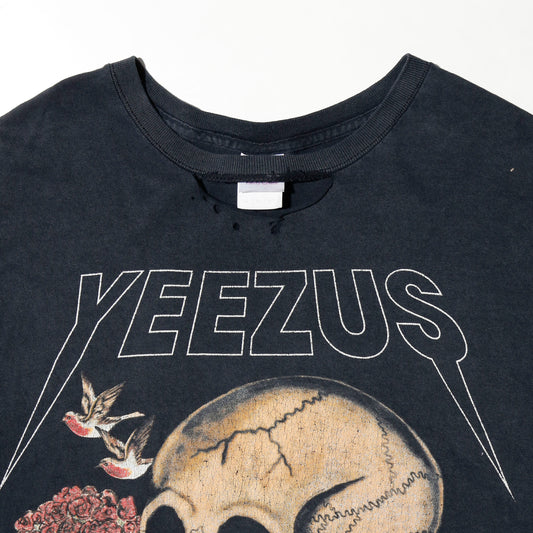 vintage 2014's kanye west yeezus australian tour t-shirt, *cut off