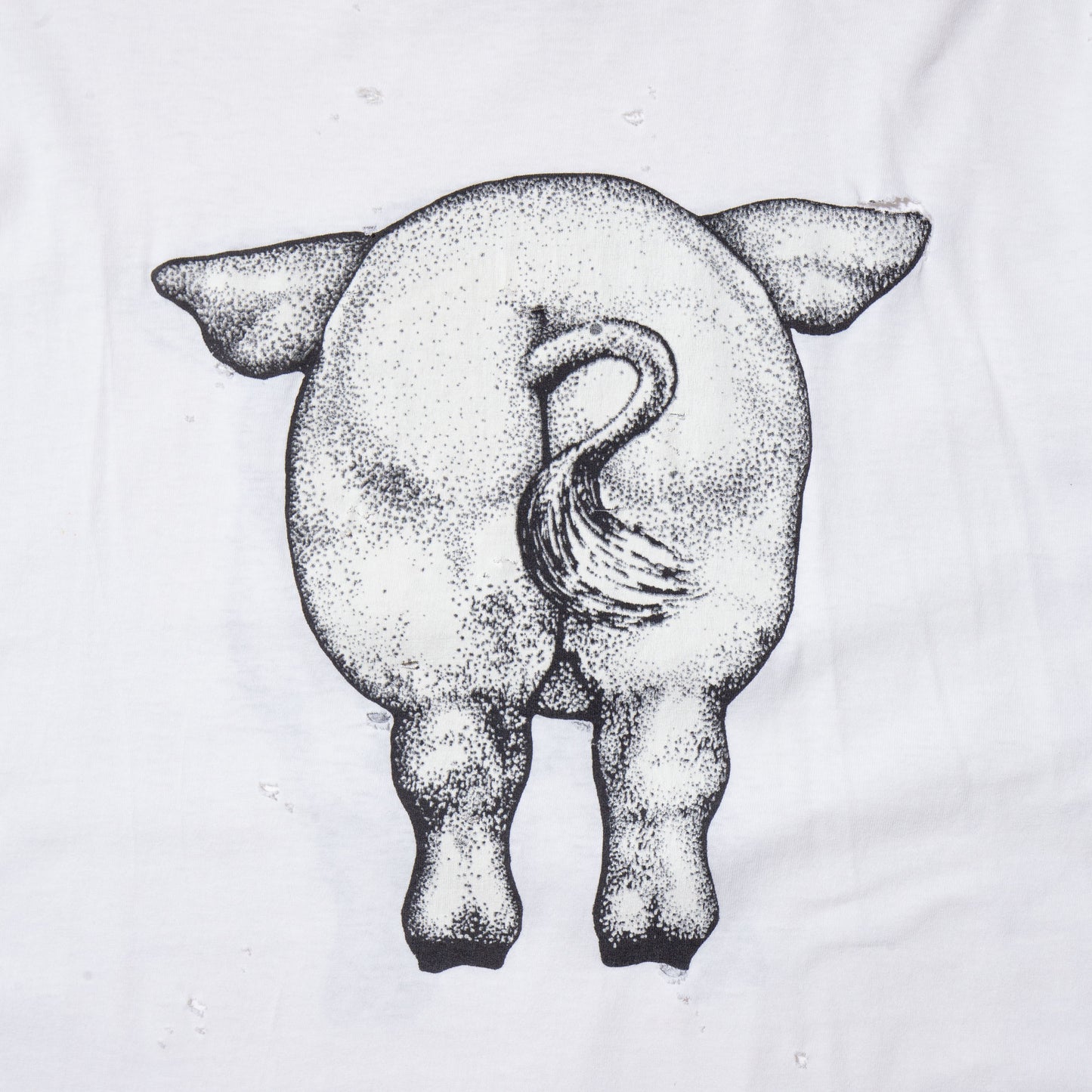 vintage 90's pig broken t-shirt