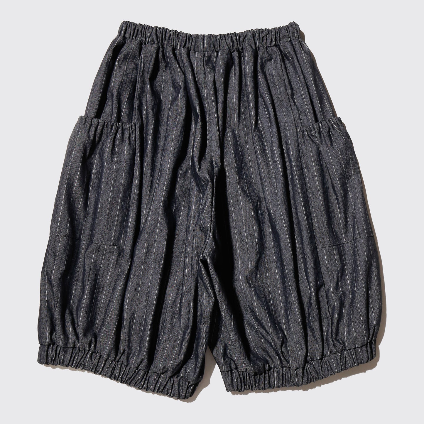vintage stripe balloon shorts
