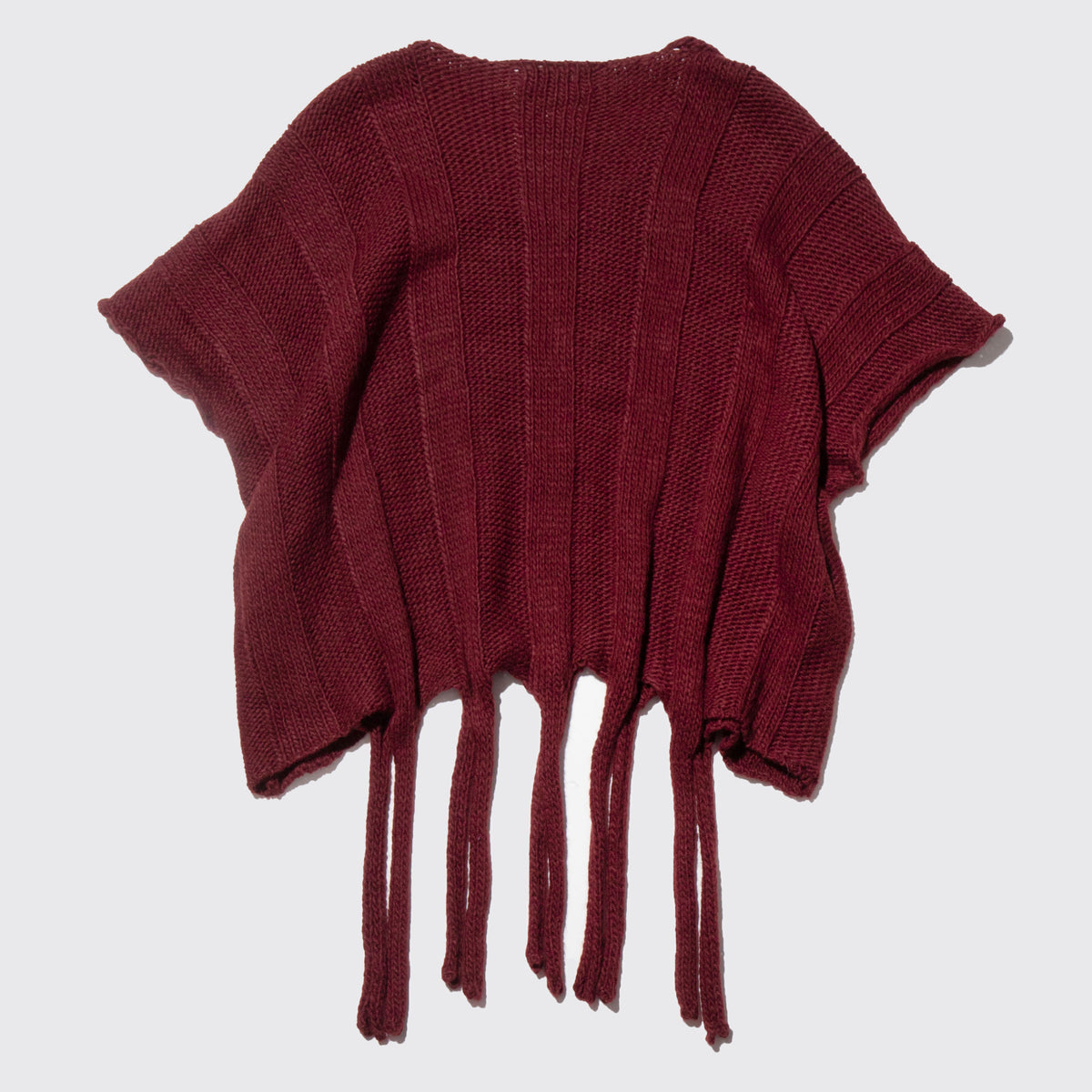 vintage monster fringe knit pullover