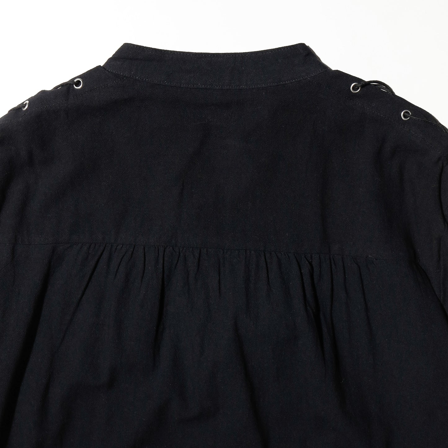 vintage lace up cotton pullover
