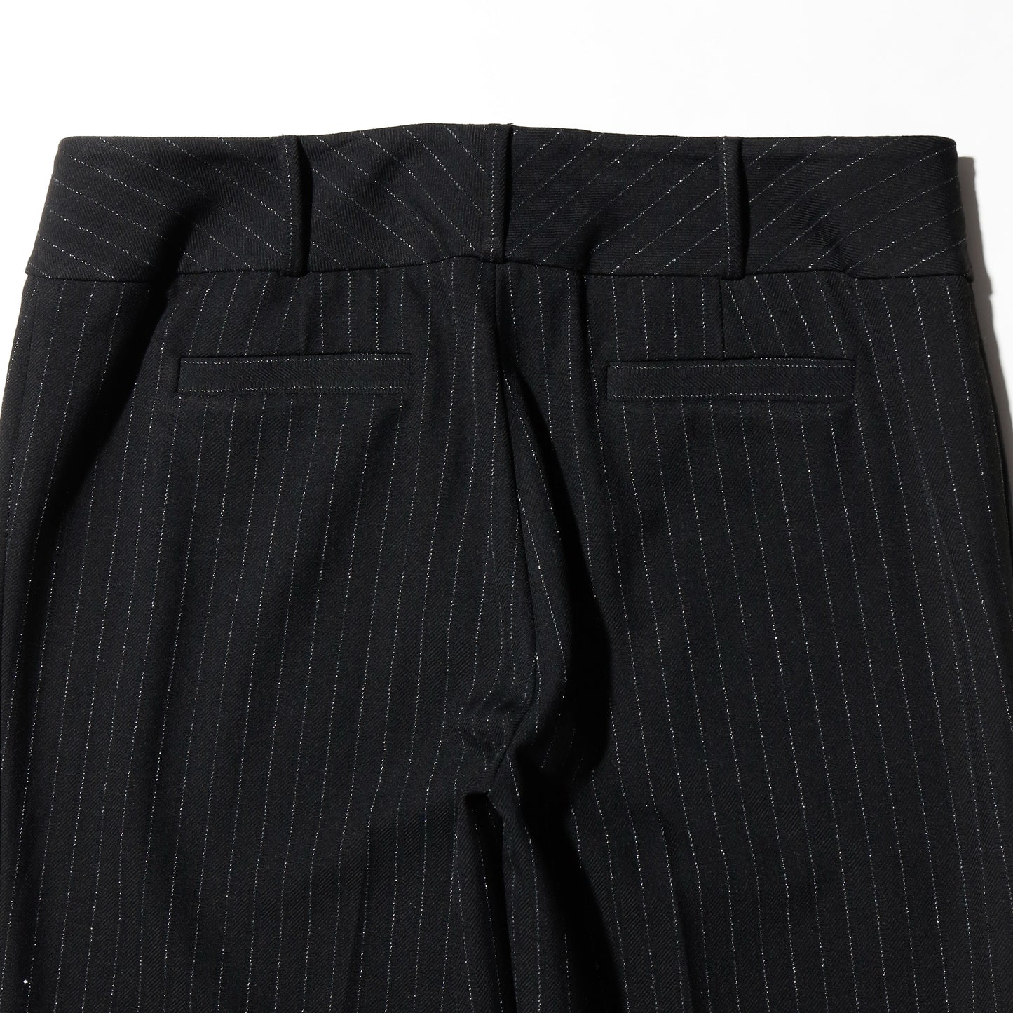 vintage low rise stripe flare slacks