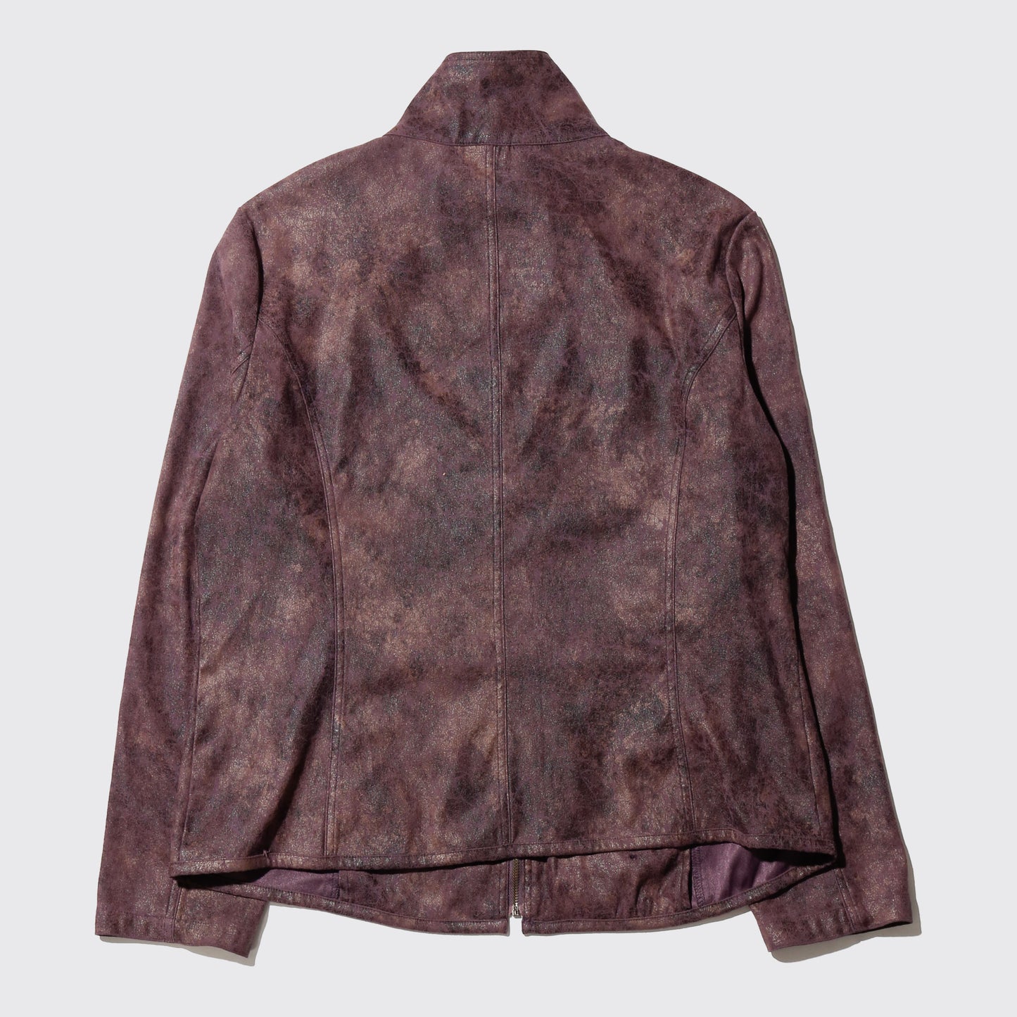 vintage acid faux suede jacket