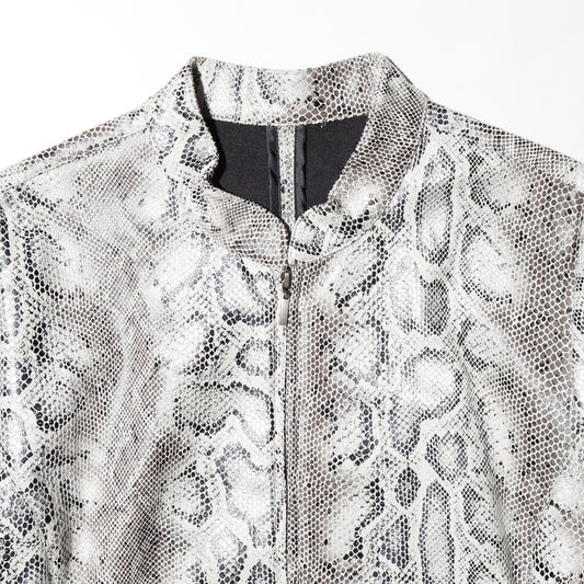 vintage faux python jacket
