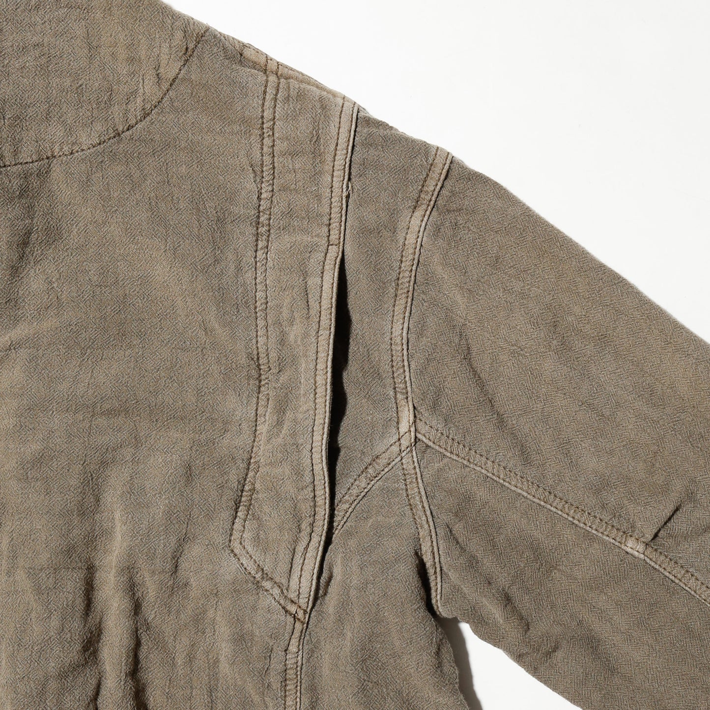 vintage cropped cotton aviator jacket