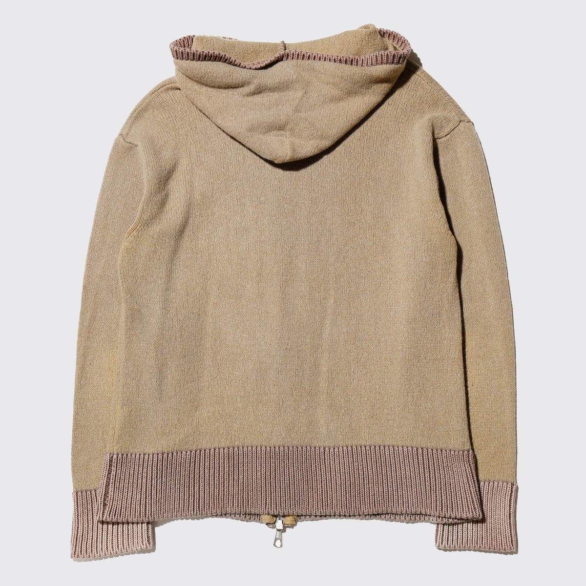 vintage carble knit hoodie