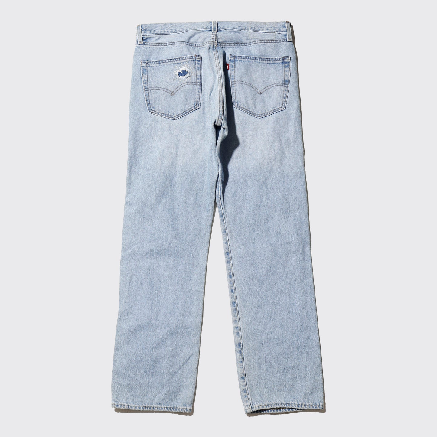 *one-off craft repaired jeans