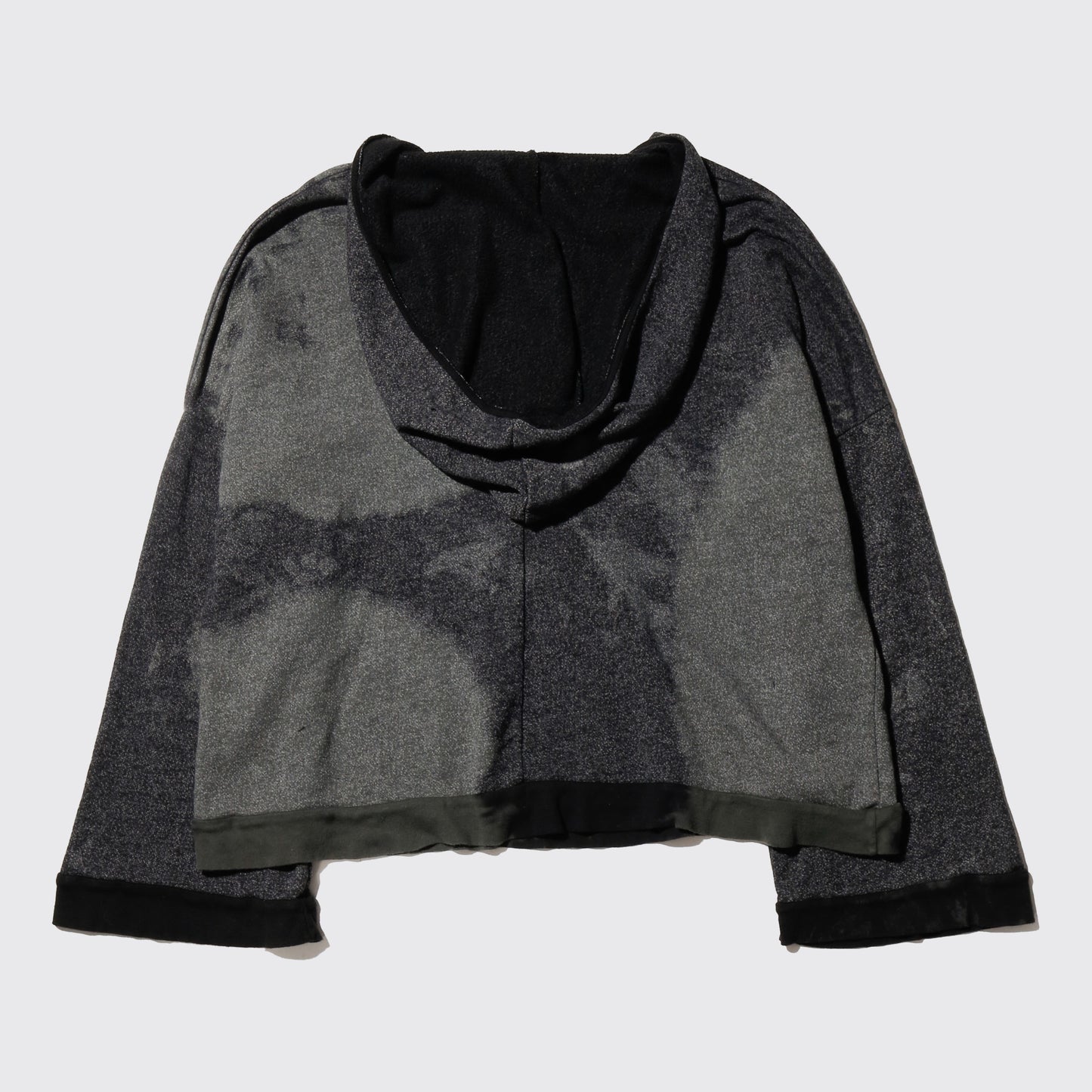 vintage cropped wide pigment hoodie