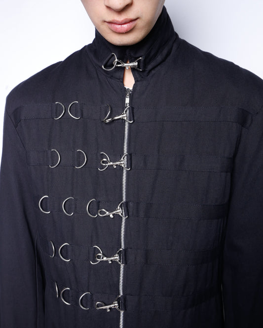 vintage super long bondage coat