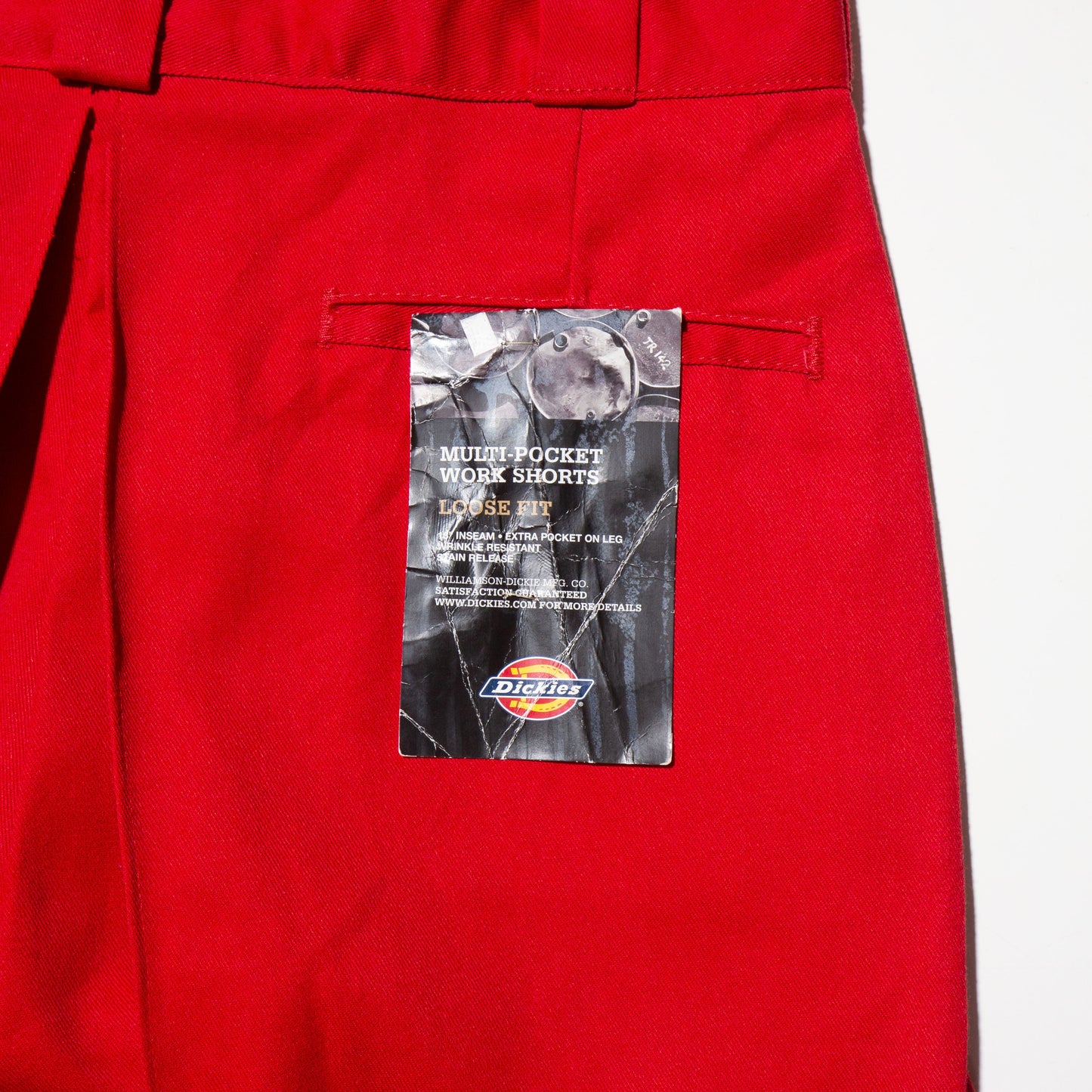 vintage Dickies chicano tuck cropped shorts, dead stock