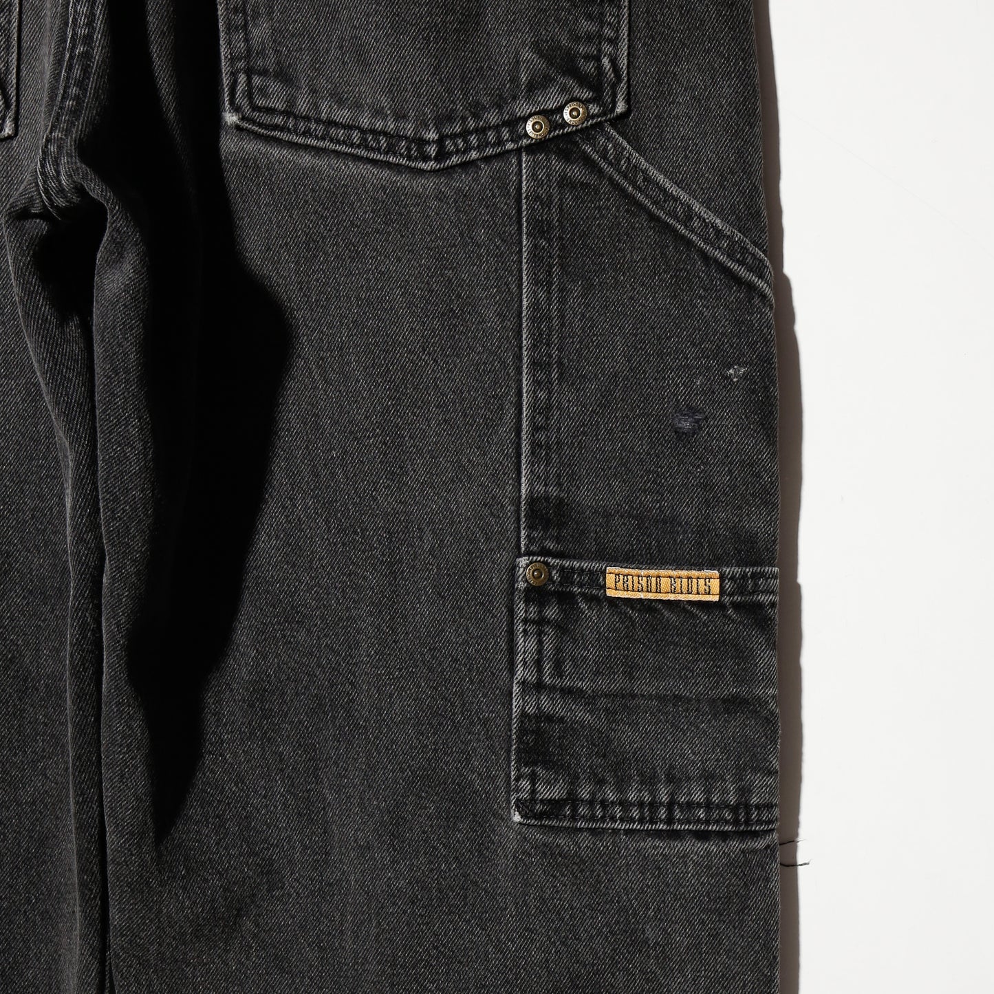 *one-off repaired double knee painter jeans