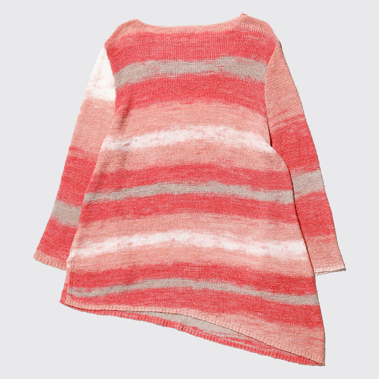 vintage melange asymmetry sweater